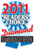 Flamborough Review 2011 Readers' Choice Diamond Award.