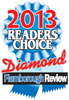 Flamborough Review 2013 Readers' Choice Diamond Award.